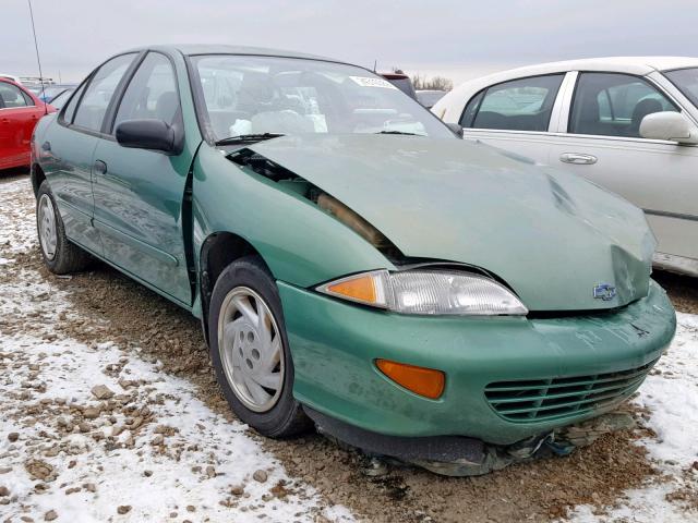 1G1JF5240X7211628 - 1999 CHEVROLET CAVALIER L GREEN photo 1