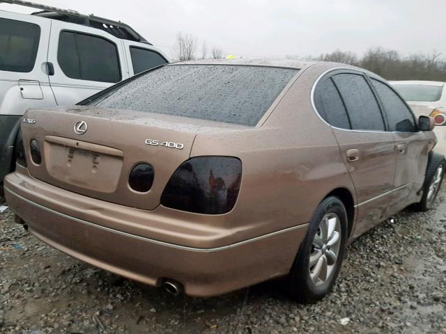 JT8BH68X6W0002882 - 1998 LEXUS GS 400 TAN photo 4