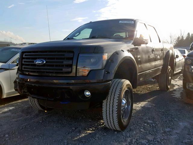 1FTFW1EF6EFC78904 - 2014 FORD F150 SUPER BLACK photo 2