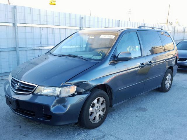 5FNRL18693B040970 - 2003 HONDA ODYSSEY EX GRAY photo 2