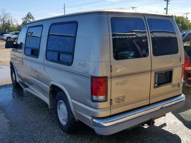 1FDRE14WXXHA37013 - 1999 FORD ECONOLINE BEIGE photo 3