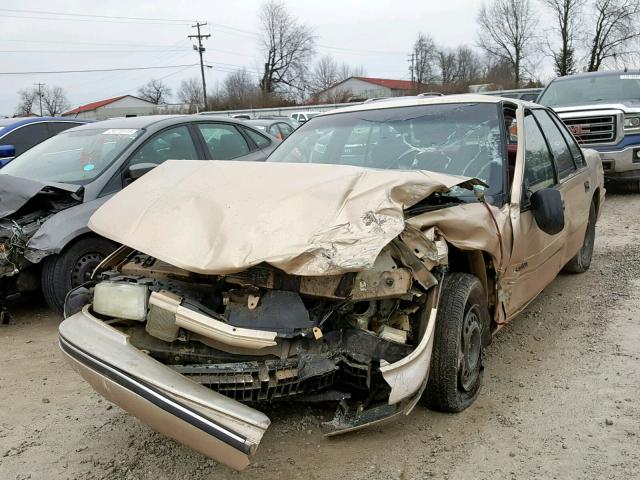 2G1WL54T0P9150735 - 1993 CHEVROLET LUMINA GOLD photo 2