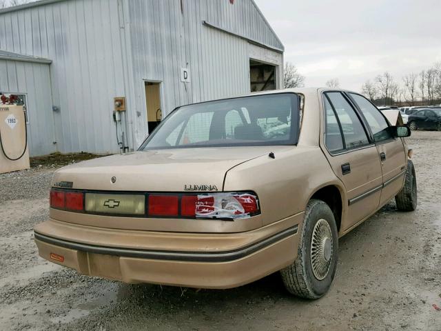 2G1WL54T0P9150735 - 1993 CHEVROLET LUMINA GOLD photo 4