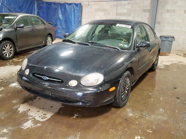 1FALP52U4VA266313 - 1997 FORD TAURUS GL BLACK photo 2