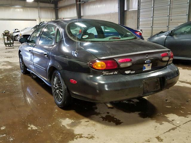 1FALP52U4VA266313 - 1997 FORD TAURUS GL BLACK photo 3