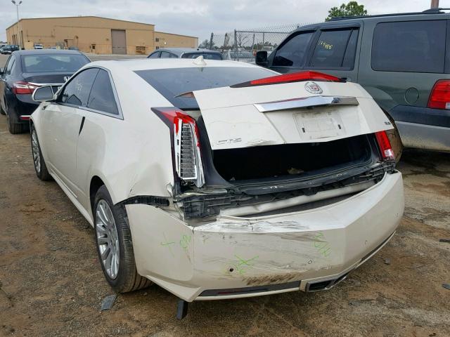 1G6DK1E34D0177809 - 2013 CADILLAC CTS PERFOR WHITE photo 3
