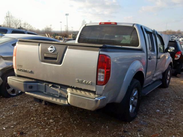 1N6AD0EV5AC447465 - 2010 NISSAN FRONTIER C GRAY photo 4