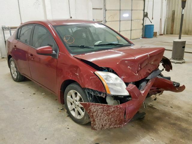 3N1AB61E08L709377 - 2008 NISSAN SENTRA 2.0 MAROON photo 1