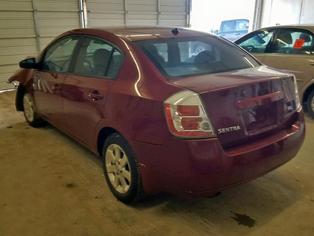 3N1AB61E08L709377 - 2008 NISSAN SENTRA 2.0 MAROON photo 3