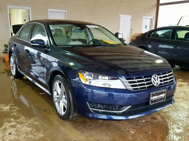 1VWBV7A36FC028062 - 2015 VOLKSWAGEN PASSAT SE BLUE photo 1