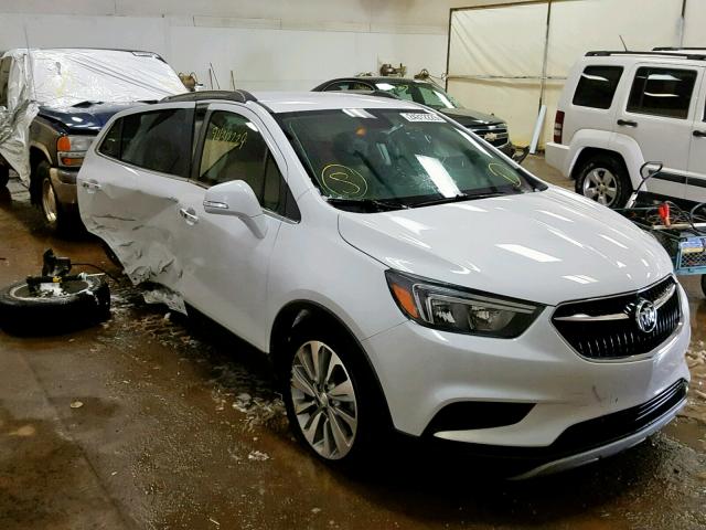 KL4CJASB1JB695281 - 2018 BUICK ENCORE PRE WHITE photo 1