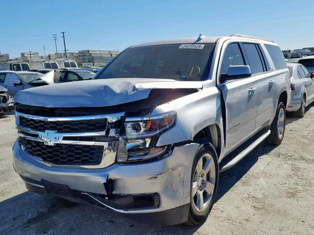 1GNSCHKC1JR257968 - 2018 CHEVROLET SUBURBAN C SILVER photo 2