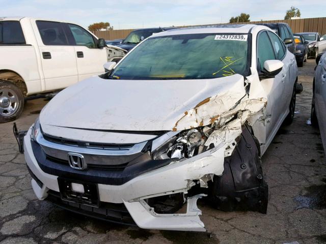 19XFC2F76GE234808 - 2016 HONDA CIVIC EX WHITE photo 2