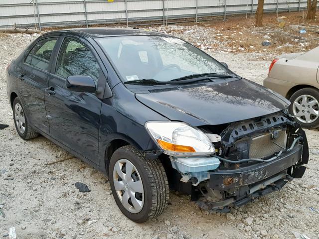 JTDBT923981240326 - 2008 TOYOTA YARIS BLACK photo 1