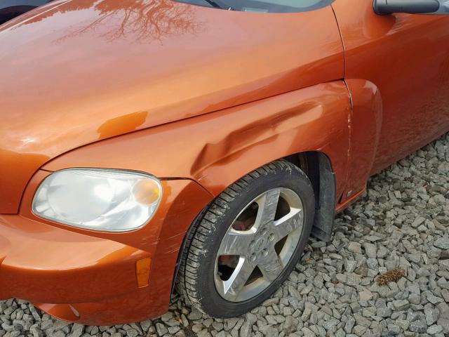 3GNDA23P66S573464 - 2006 CHEVROLET HHR LT ORANGE photo 9