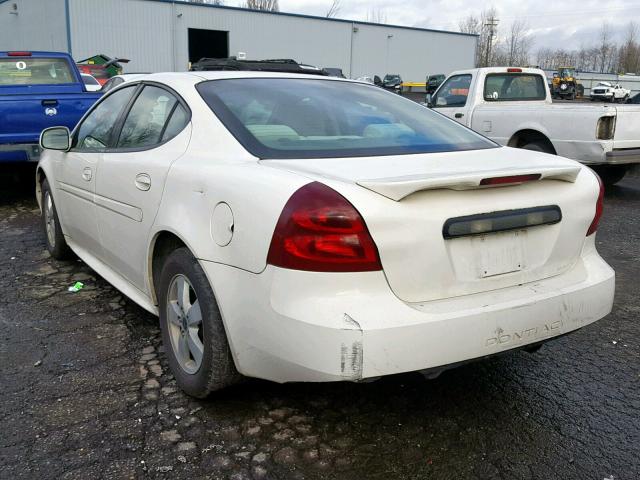 2G2WP522751239305 - 2005 PONTIAC GRAND PRIX WHITE photo 3