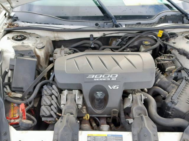 2G2WP522751239305 - 2005 PONTIAC GRAND PRIX WHITE photo 7