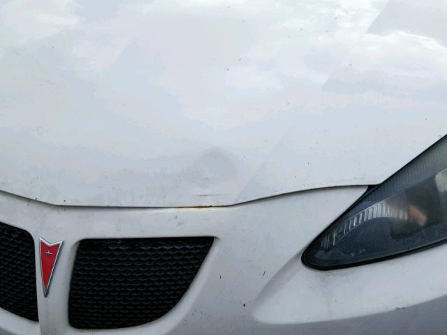 2G2WP522751239305 - 2005 PONTIAC GRAND PRIX WHITE photo 9