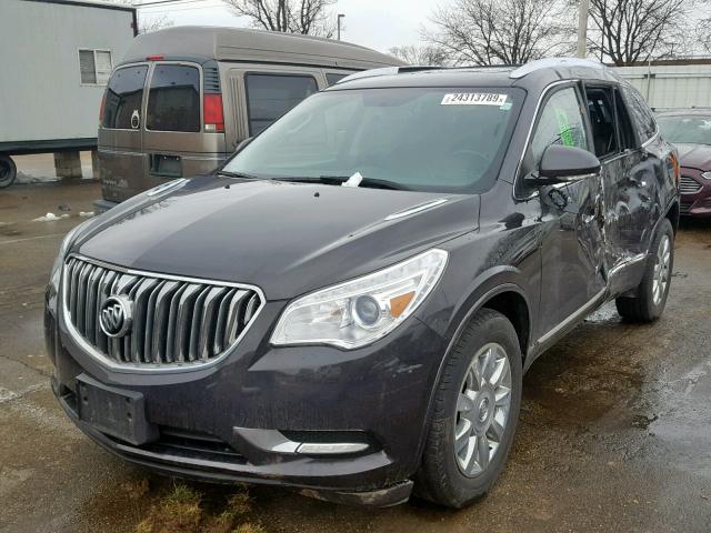 5GAKRBKD8FJ336526 - 2015 BUICK ENCLAVE BLACK photo 2