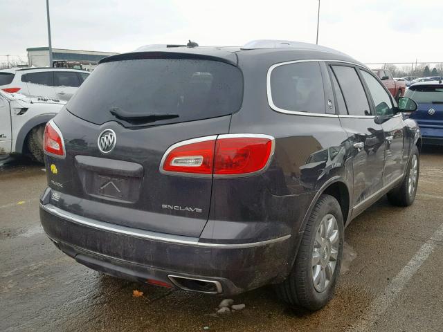 5GAKRBKD8FJ336526 - 2015 BUICK ENCLAVE BLACK photo 4