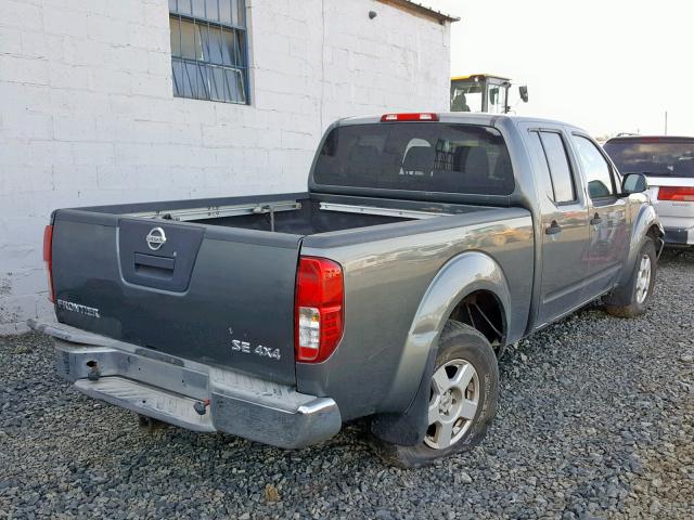 1N6AD09W17C423773 - 2007 NISSAN FRONTIER C GRAY photo 4