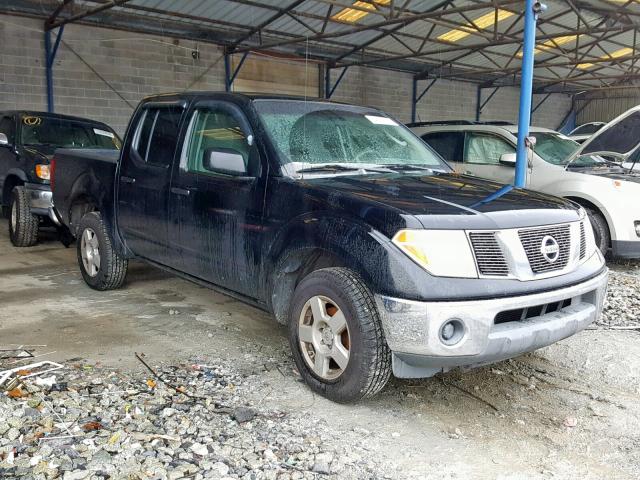 1N6AD07U85C443176 - 2005 NISSAN FRONTIER C BLACK photo 1