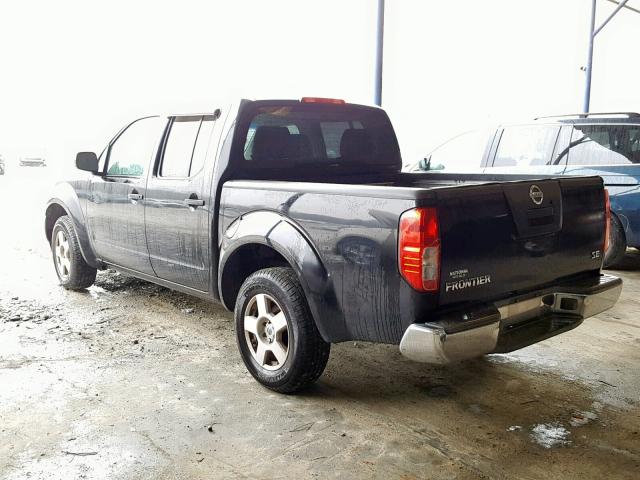 1N6AD07U85C443176 - 2005 NISSAN FRONTIER C BLACK photo 3