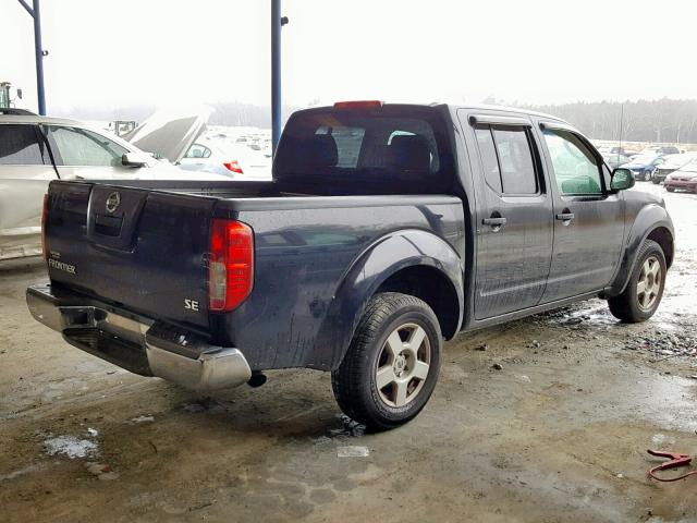 1N6AD07U85C443176 - 2005 NISSAN FRONTIER C BLACK photo 4