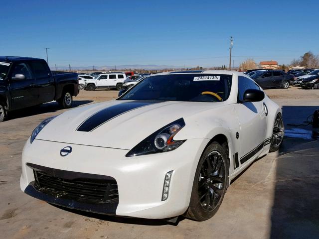 JN1AZ4EH0KM422218 - 2019 NISSAN 370Z BASE WHITE photo 2