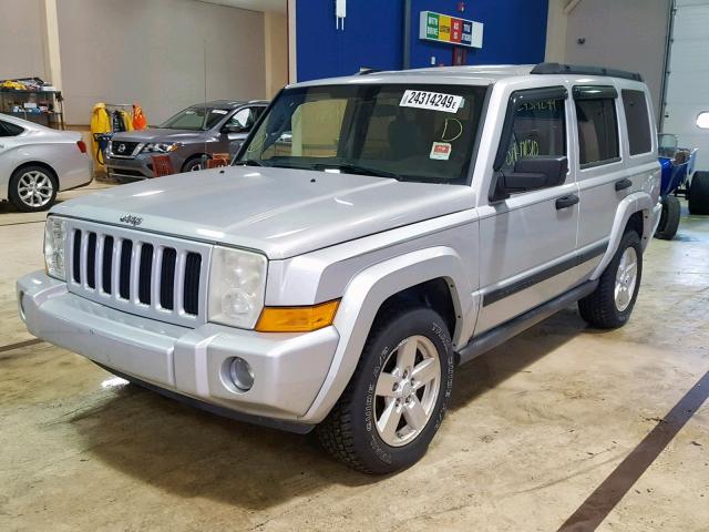 1J8HG48K56C134353 - 2006 JEEP COMMANDER Gümüş foto 2