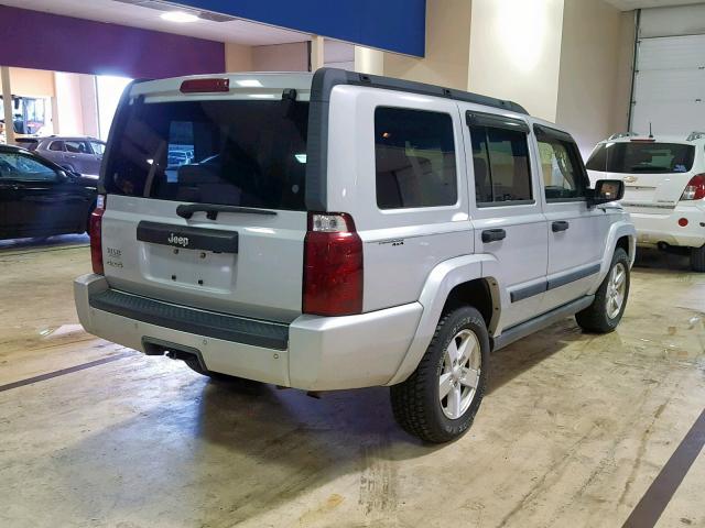 1J8HG48K56C134353 - 2006 JEEP COMMANDER Gümüş foto 4