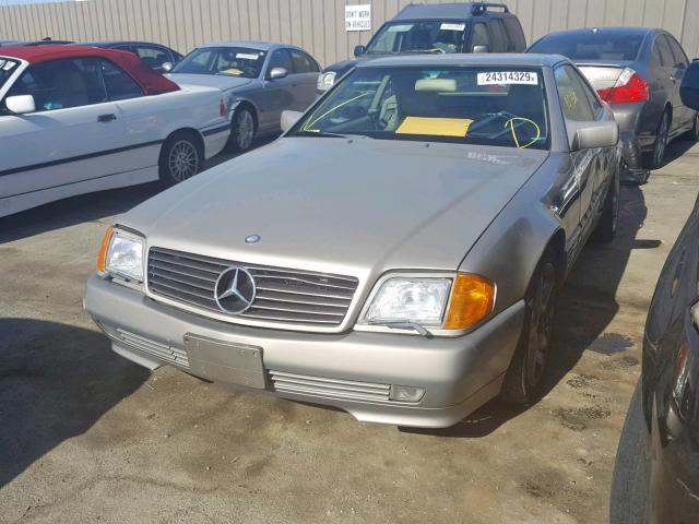 WDBFA66EXLF013416 - 1990 MERCEDES-BENZ 500 SL BEIGE photo 2