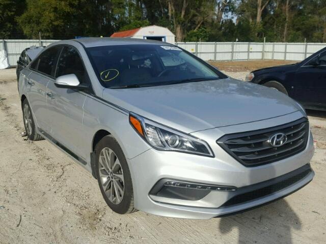 5NPE34AF2FH142854 - 2015 HYUNDAI SONATA SPO SILVER photo 1