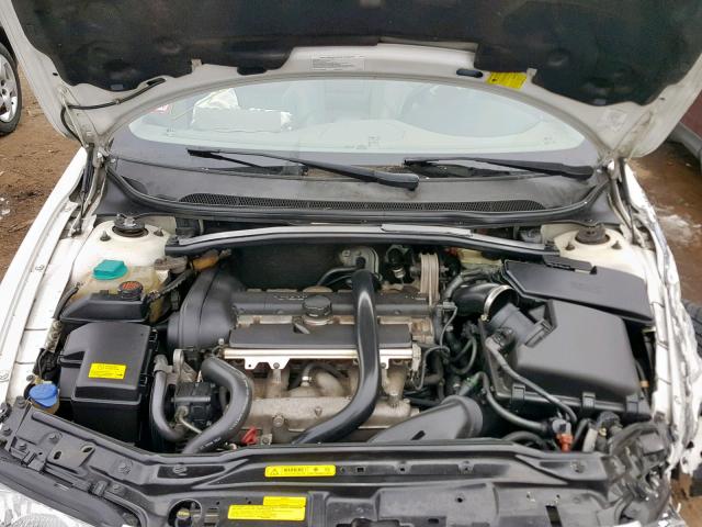 YV1RS592052450370 - 2005 VOLVO S60 2.5T WHITE photo 7