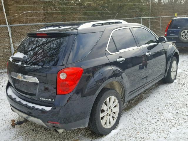 2CNFLNEY5A6400430 - 2010 CHEVROLET EQUINOX LT BLACK photo 4