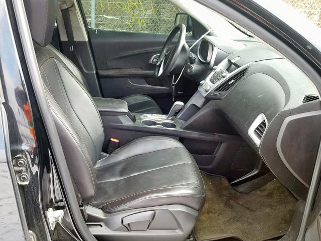 2CNFLNEY5A6400430 - 2010 CHEVROLET EQUINOX LT BLACK photo 5