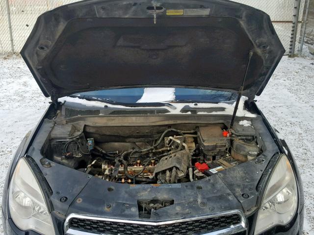 2CNFLNEY5A6400430 - 2010 CHEVROLET EQUINOX LT BLACK photo 7