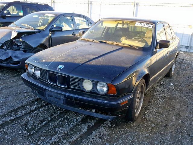 WBAHD631XMBJ60246 - 1991 BMW 525 I AUTO BLACK photo 2