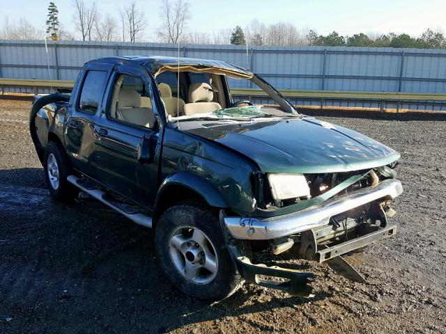 1N6ED27Y0YC404621 - 2000 NISSAN FRONTIER C GREEN photo 1