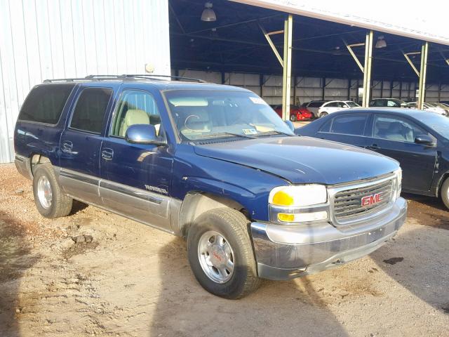 3GKFK16T8YG150476 - 2000 GMC YUKON XL K BLUE photo 1