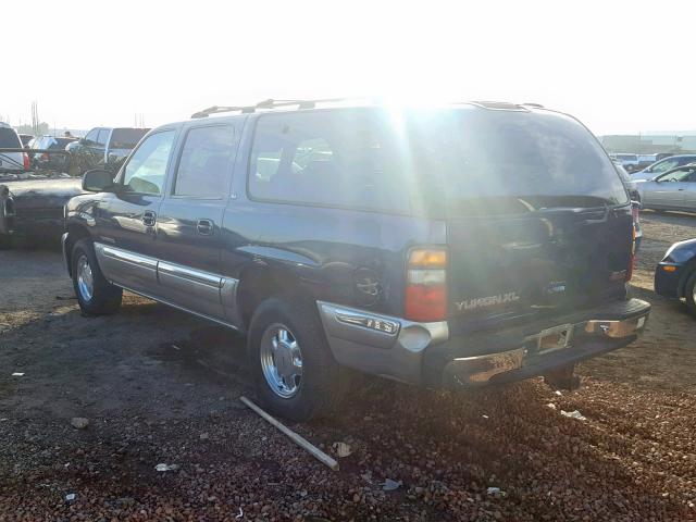 3GKFK16T8YG150476 - 2000 GMC YUKON XL K BLUE photo 3