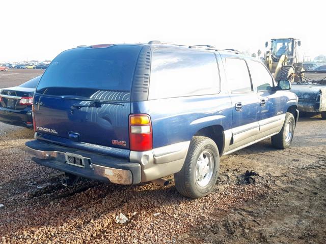 3GKFK16T8YG150476 - 2000 GMC YUKON XL K BLUE photo 4