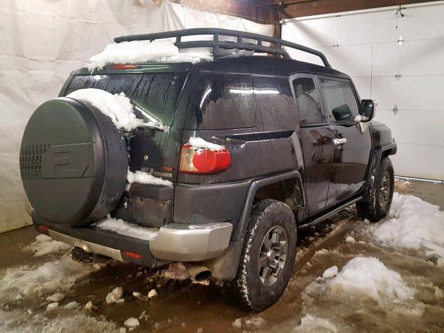 JTEBU11F770053788 - 2007 TOYOTA FJ CRUISER BLACK photo 4