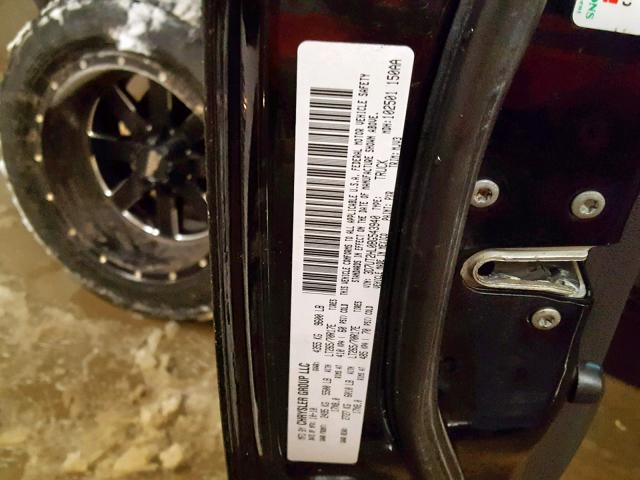 3D7UT2HL0BG543940 - 2011 DODGE RAM 2500 BLACK photo 10