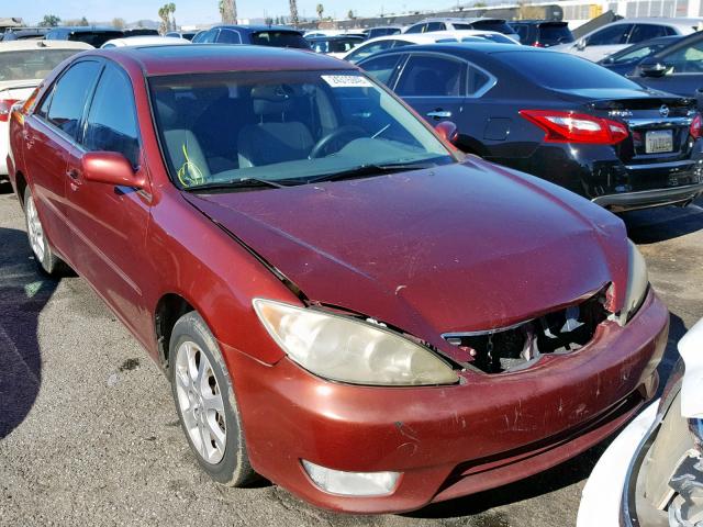 4T1BF32K15U085577 - 2005 TOYOTA CAMRY LE RED photo 1