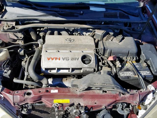 4T1BF32K15U085577 - 2005 TOYOTA CAMRY LE RED photo 7