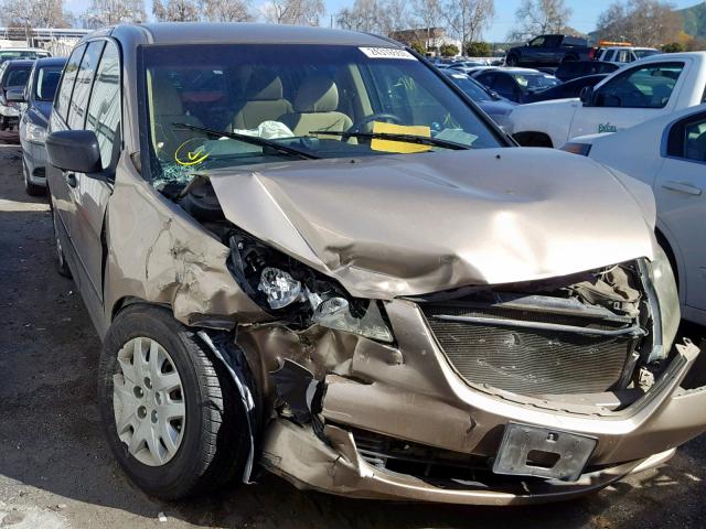 5FNRL38247B001864 - 2007 HONDA ODYSSEY LX BROWN photo 1