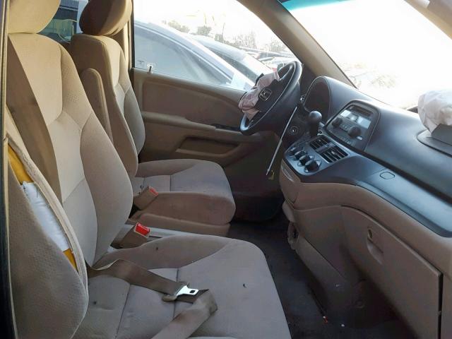 5FNRL38247B001864 - 2007 HONDA ODYSSEY LX BROWN photo 5