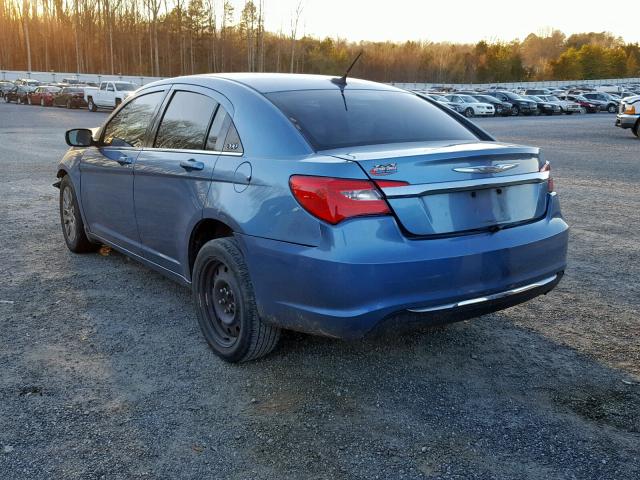 1C3BC4FB8BN565848 - 2011 CHRYSLER 200 LX BLUE photo 3