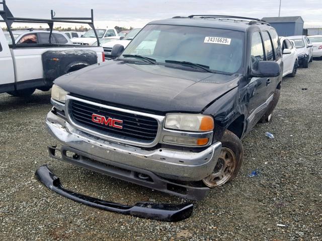 1GKEC13V12R162085 - 2002 GMC YUKON BLACK photo 2